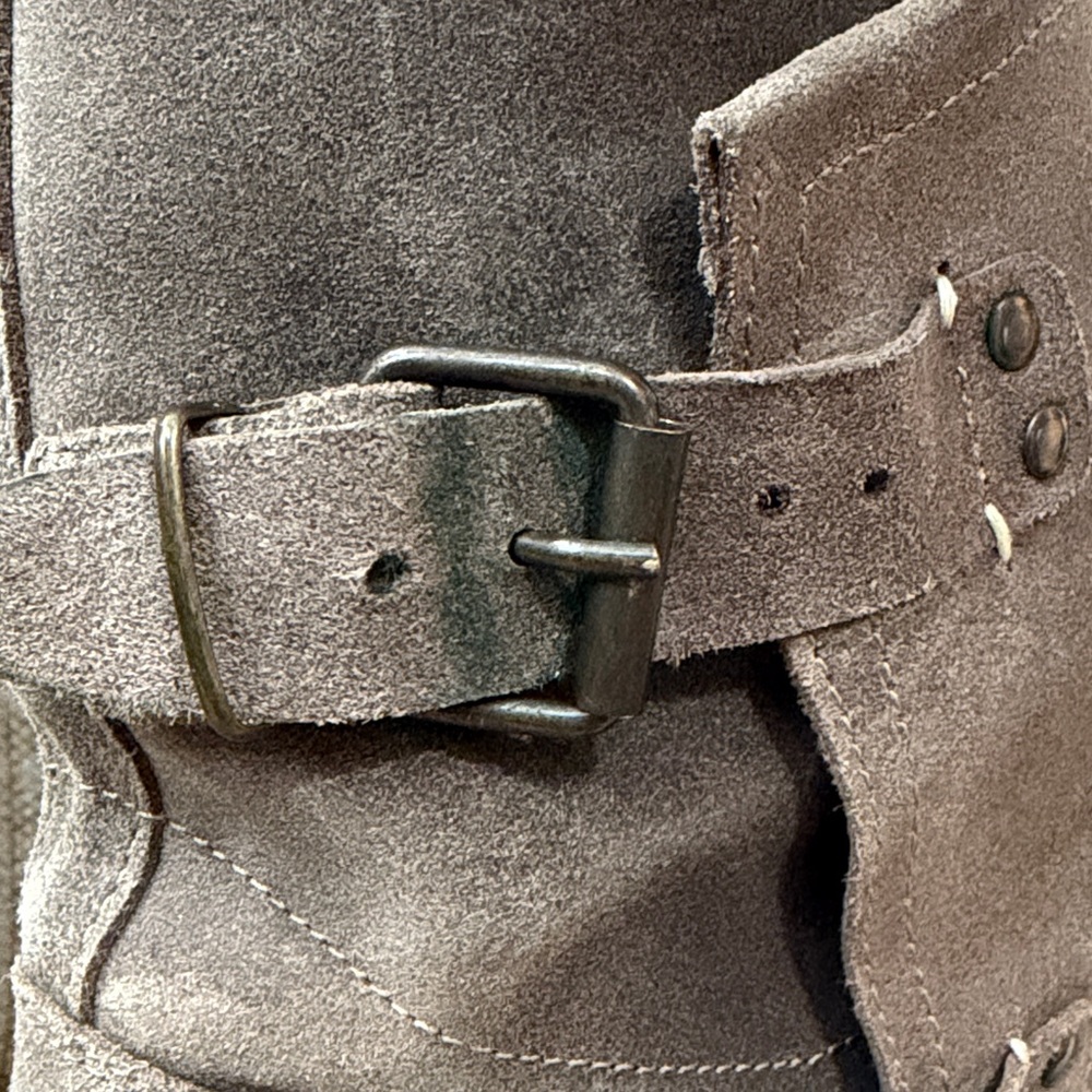 COOLWAY Gray Leather Women's Boots, sz 40 (~ 9.5 US women's) - Picture 5 of 12